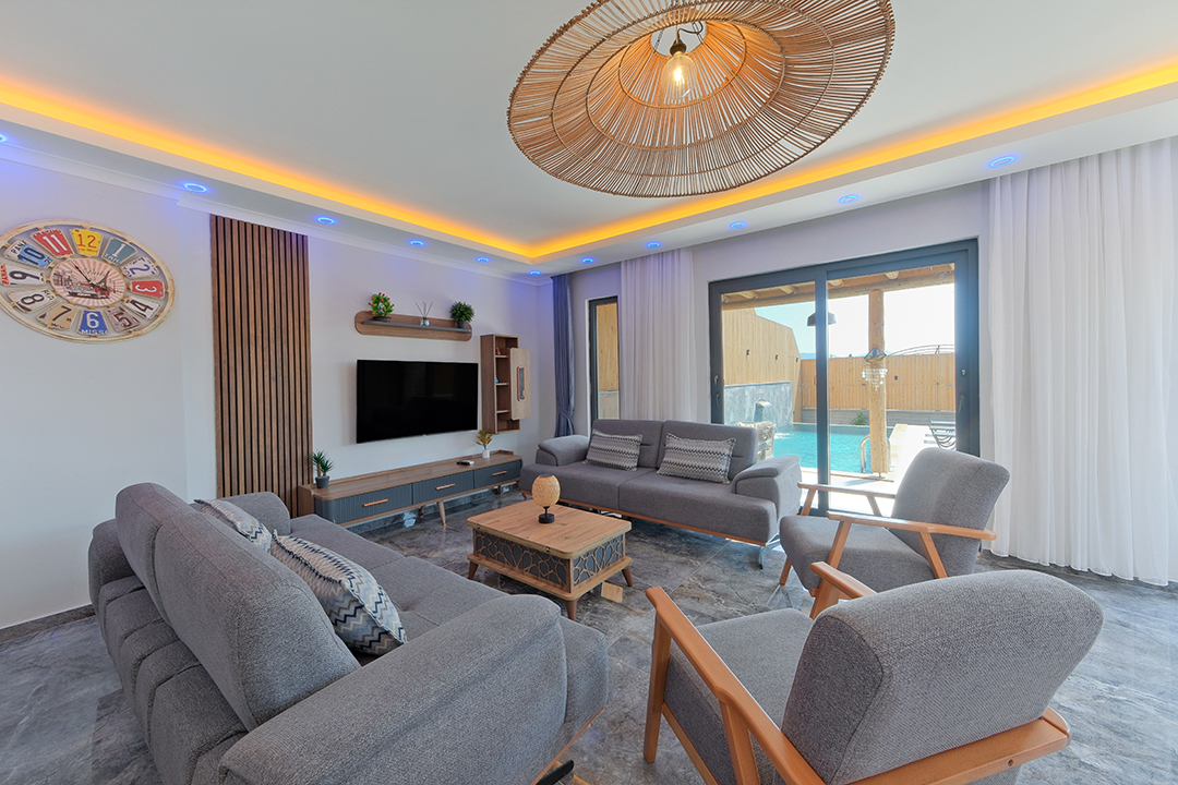 Atmaca villa 5, fethiye villa tatili, villa kirala